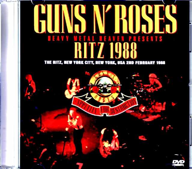 Guns N' Roses Guns N' Roses/NY,USA 1988 Complete Original BBC 2Broadcast Edition Jewel Version