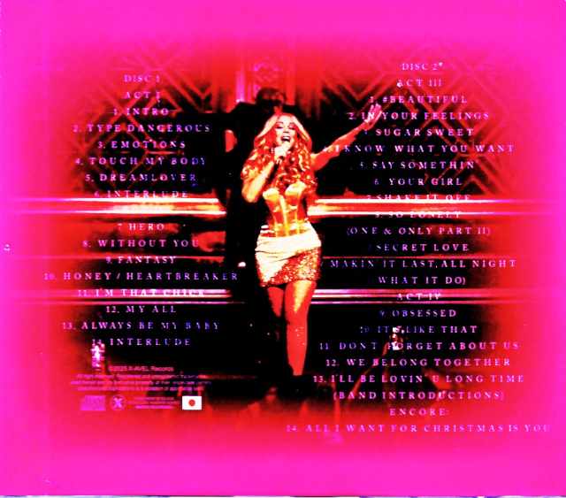 Mariah Carey / Kanagawa, Japan 11.02.2025 Complete IEM Matrix Edition & more