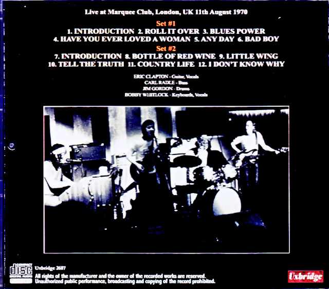Derek and the Dominos/London,UK 08.11.1970 Upgrade