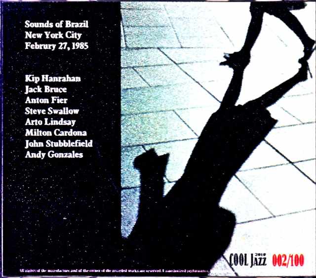 Kip Hanrahan Jack Bruce/NY,USA 1985