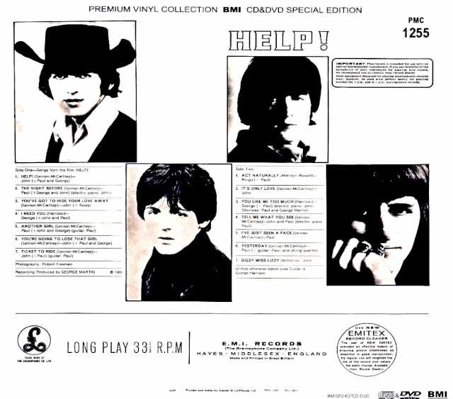 Beatles/Help! Ultimate Soundtrack Reprint Permanent Preservation Edition Help! Premium Vinyl Collection