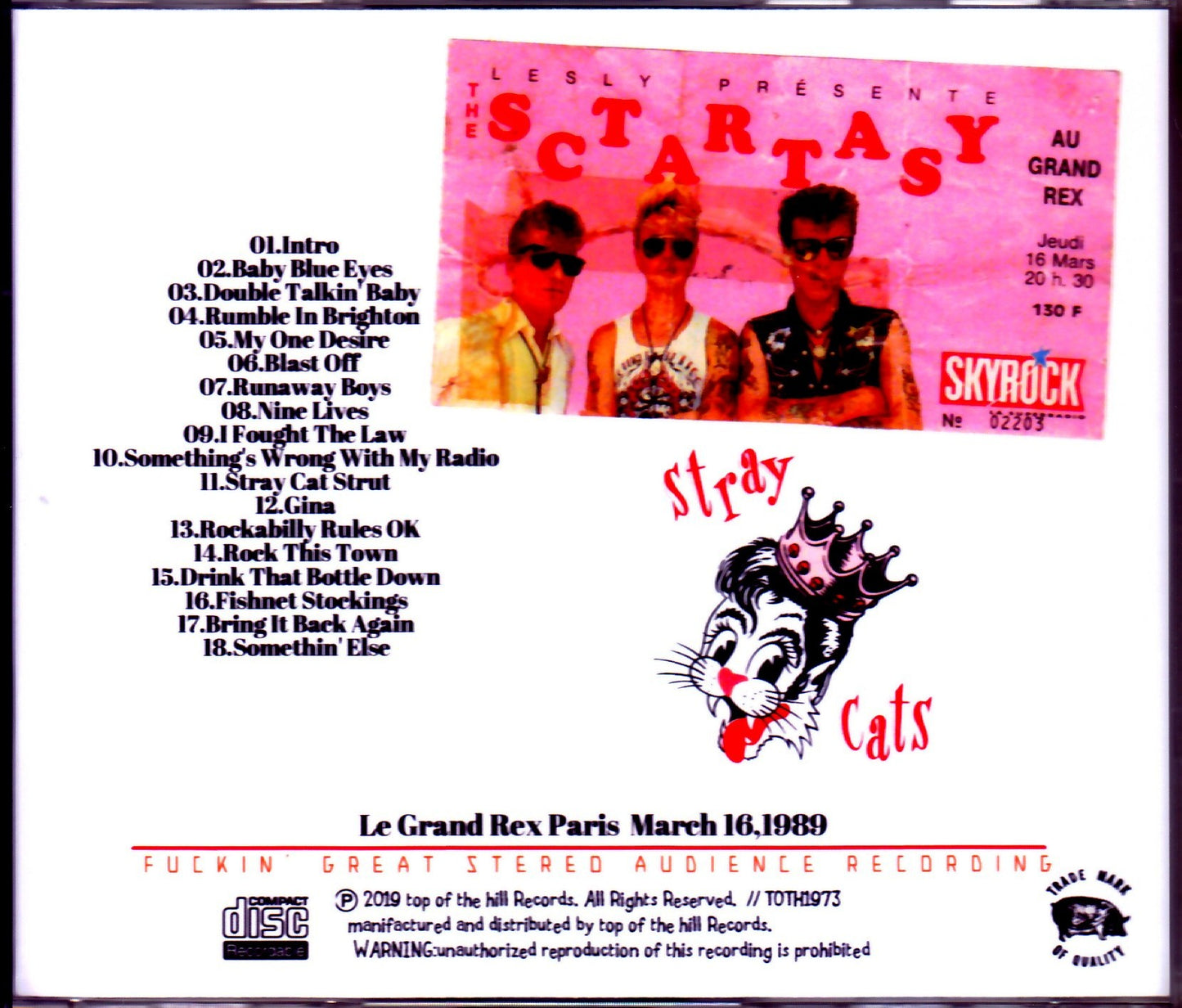 Stray Cats/France 1989