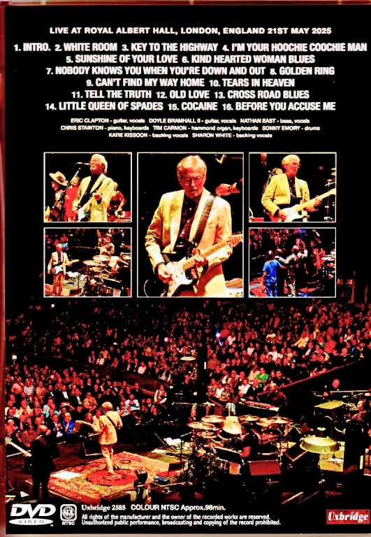 Eric Clapton/London,UK 05.21.2025 Complete Multi-Cam Edition