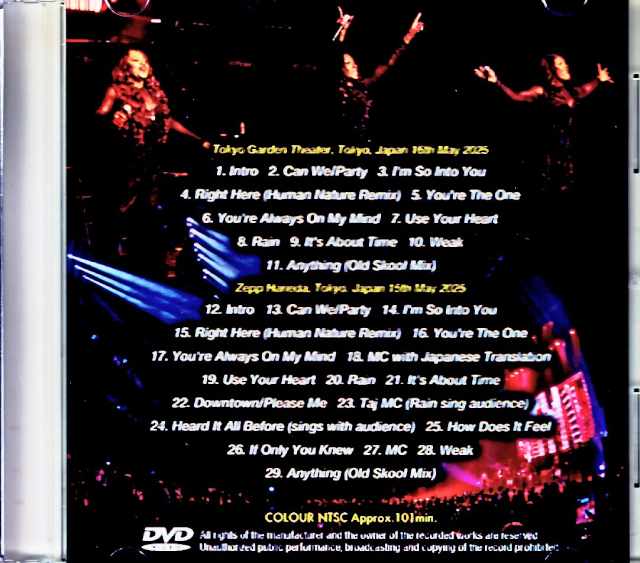 SWV / Tokyo, Japan 2025 2Days Complete Jewel Version