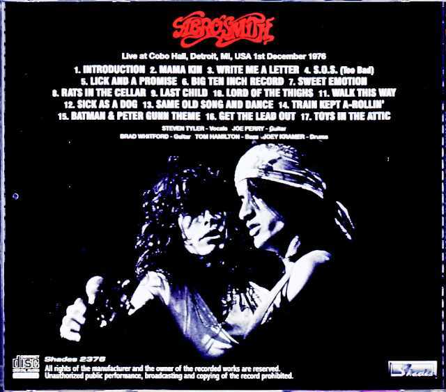 Aerosmith/MI,USA 12.01.1976