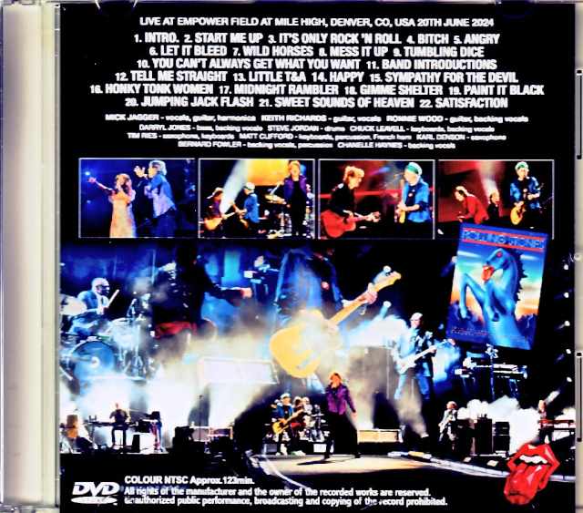 Rolling Stones/CO,USA 2024 Complete Jewel Version