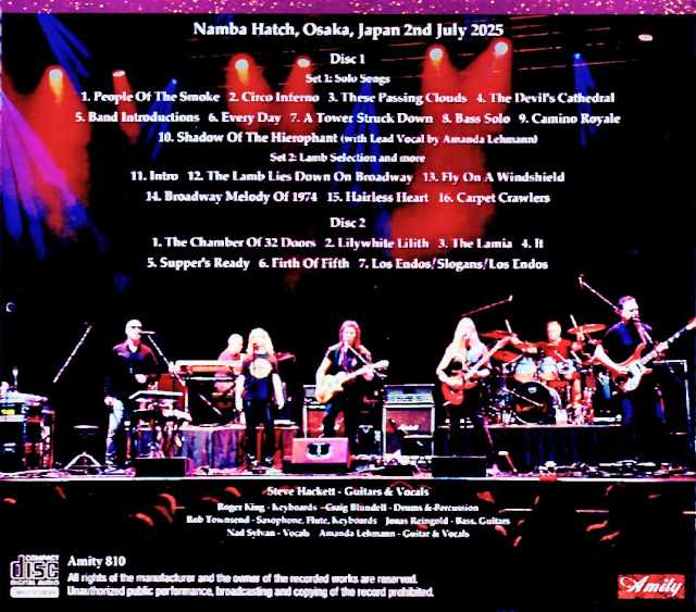 Steve Hackett / Osaka, Japan 07.02.2025 Complete