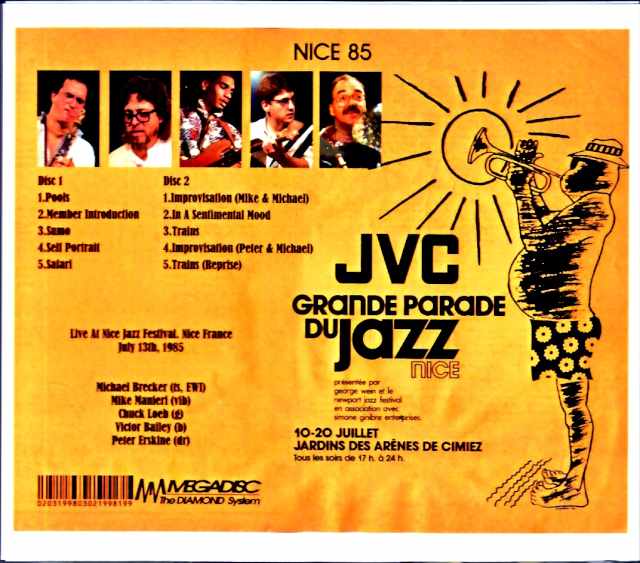 Steps Ahead Michael Brecker, Mike Manieri Steps Ahead/France 1985 FM Broadcast Edition