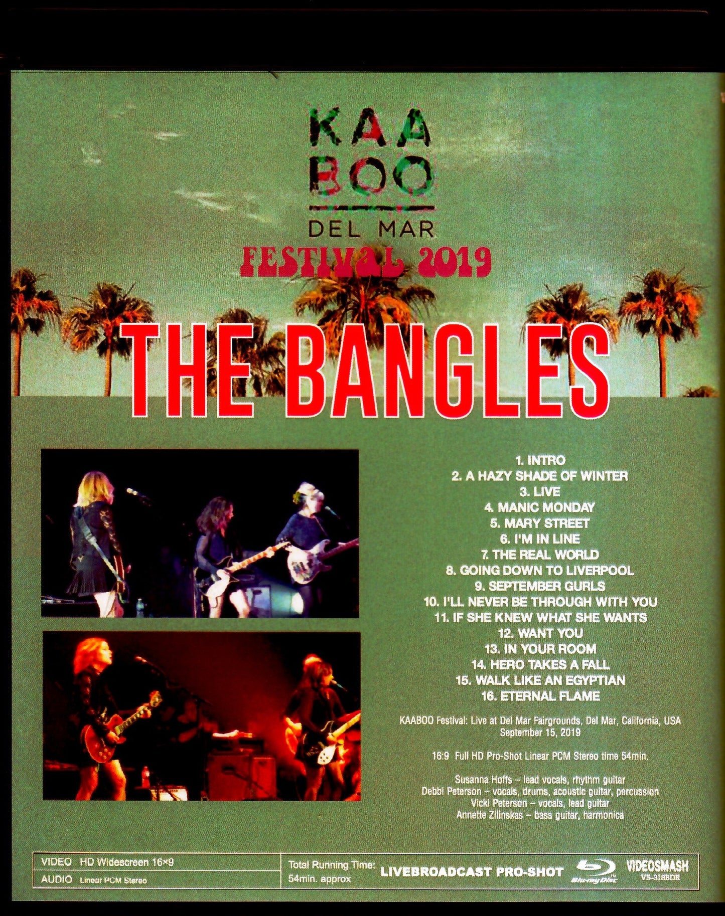 Bangles/CA,USA 2019 Blu-Ray Ver.