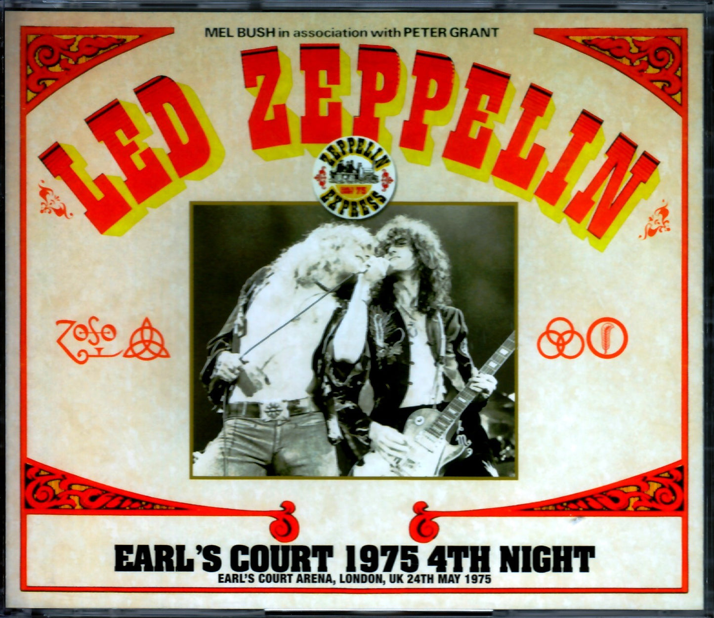 Reddotsu~epperin reddo tsu~epperin/ UK 5. 24. 1975 36 / 5,000 Led Zeppelin/UK 5.24.1975