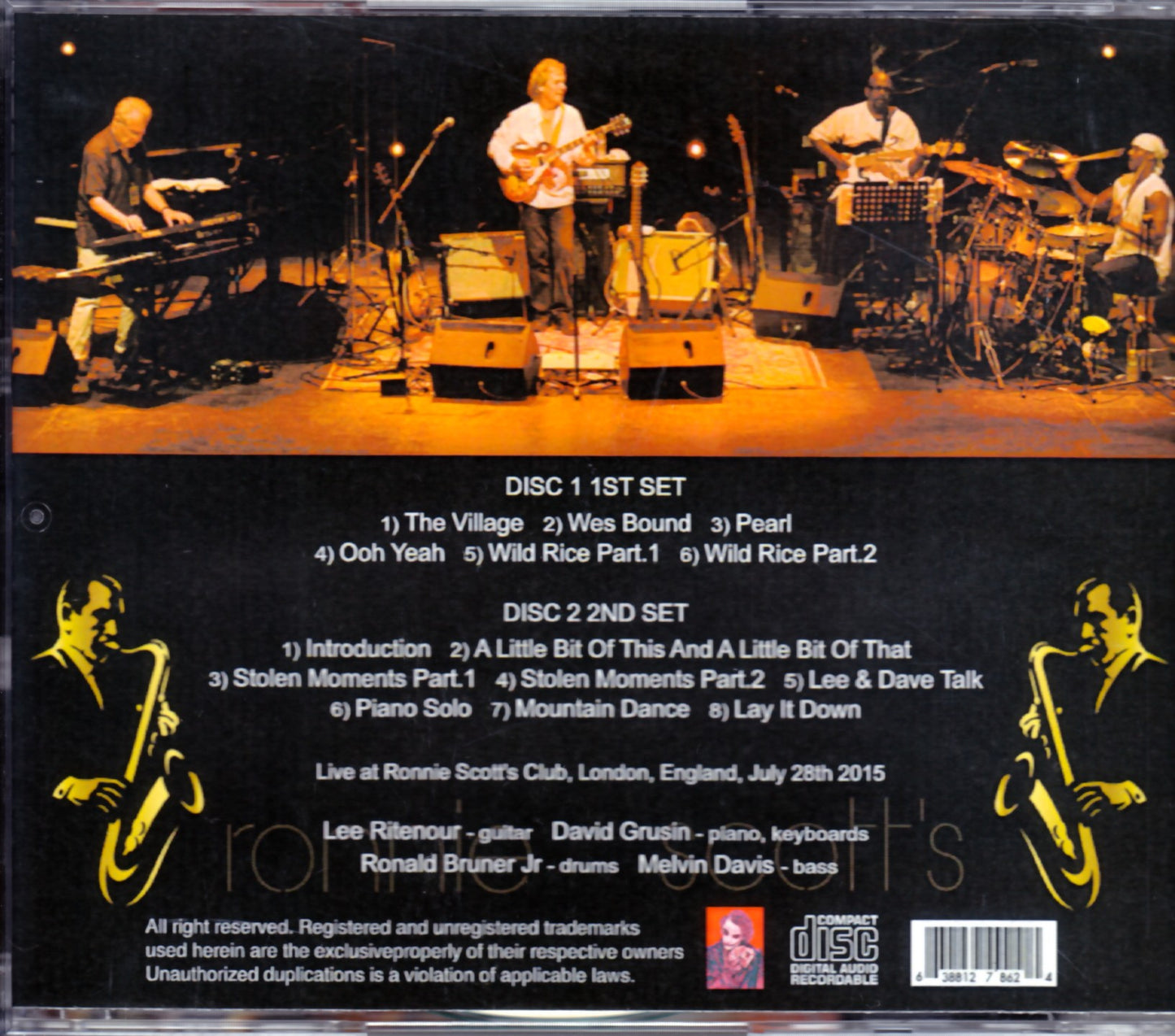 Lee Ritenour,Dave Grusin/London,UK 2015