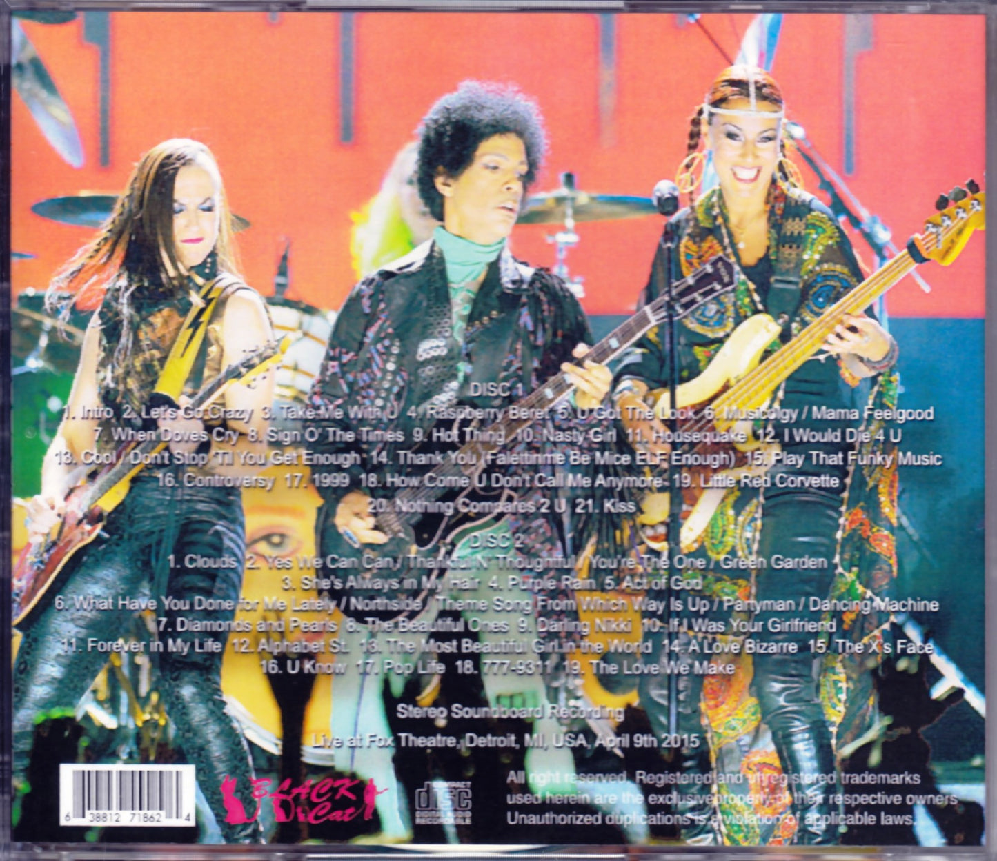 Prince,3rdeyegirl/Michigan,USA 2015