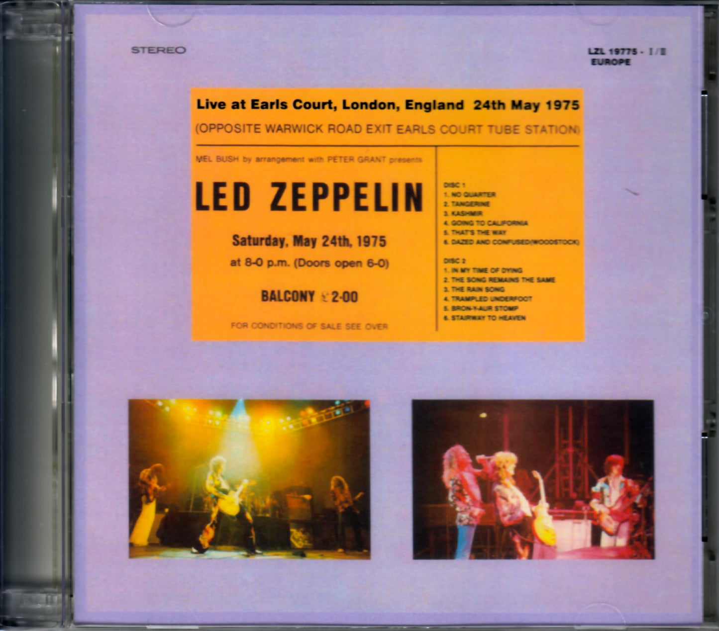 Led Zeppelin/London,UK 1975