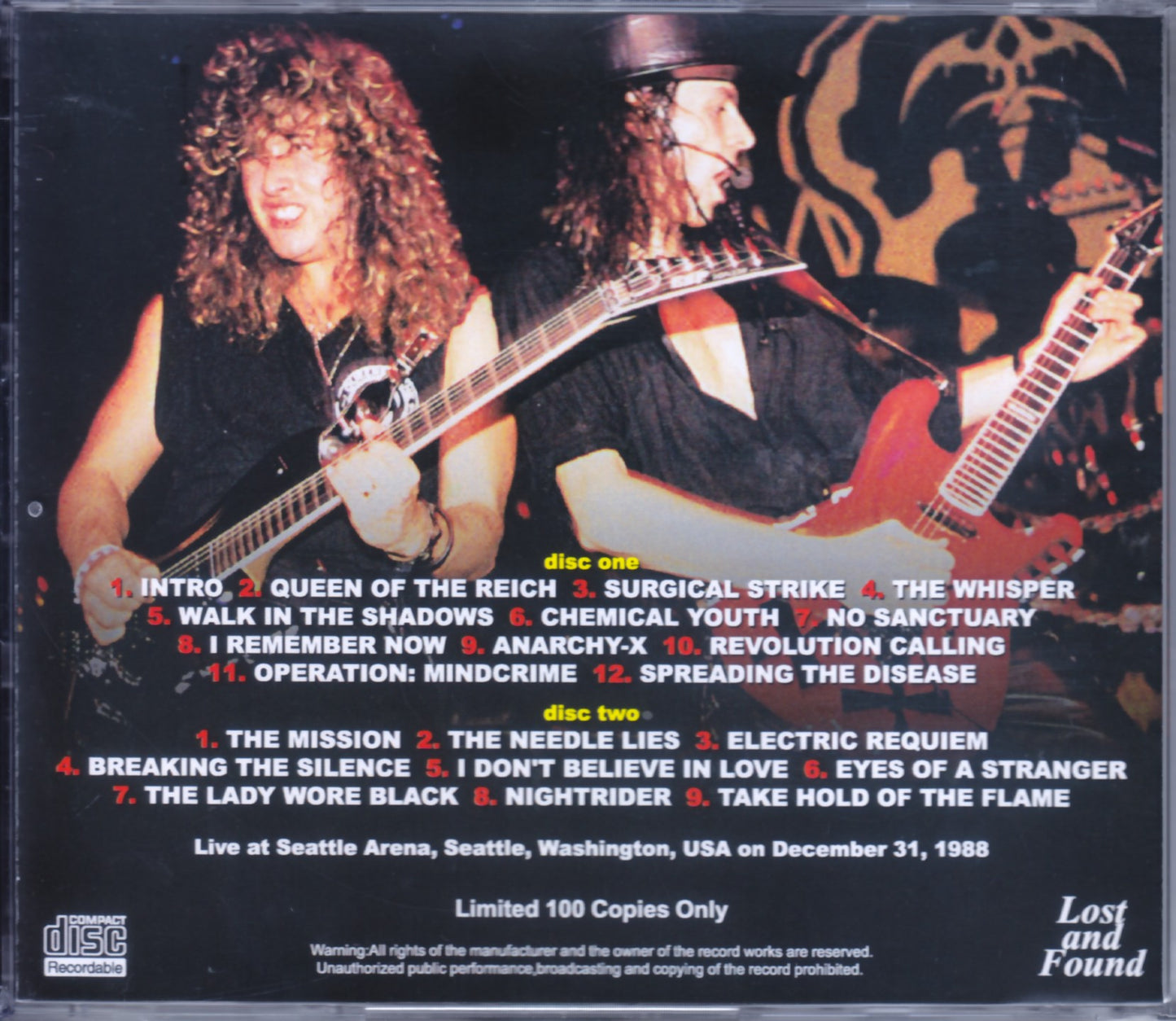 Queensryche/Washington, USA 1988