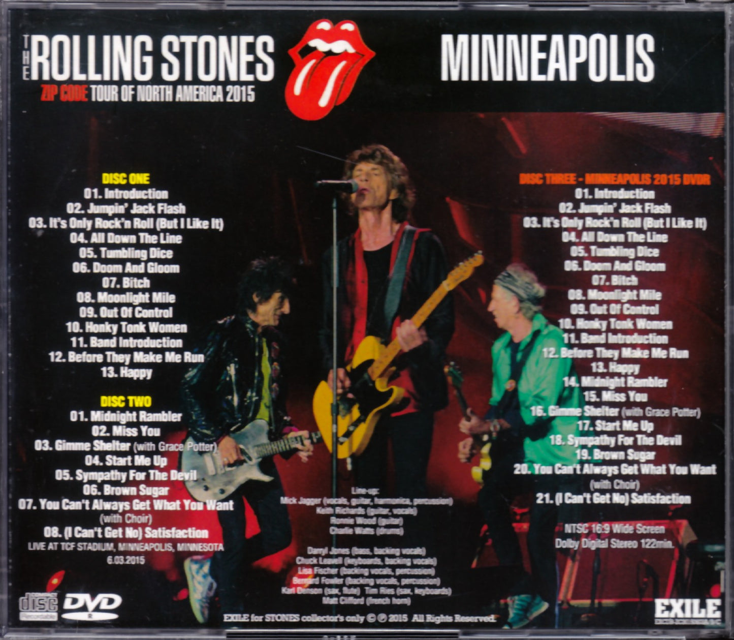 Rolling Stones/Minnesota, USA 2015