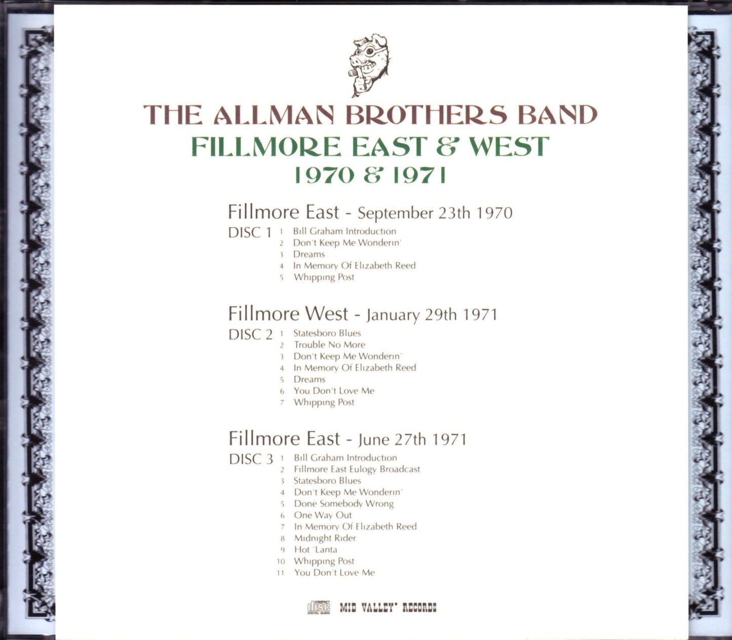 Allman Brothers Band/California, USA 1971