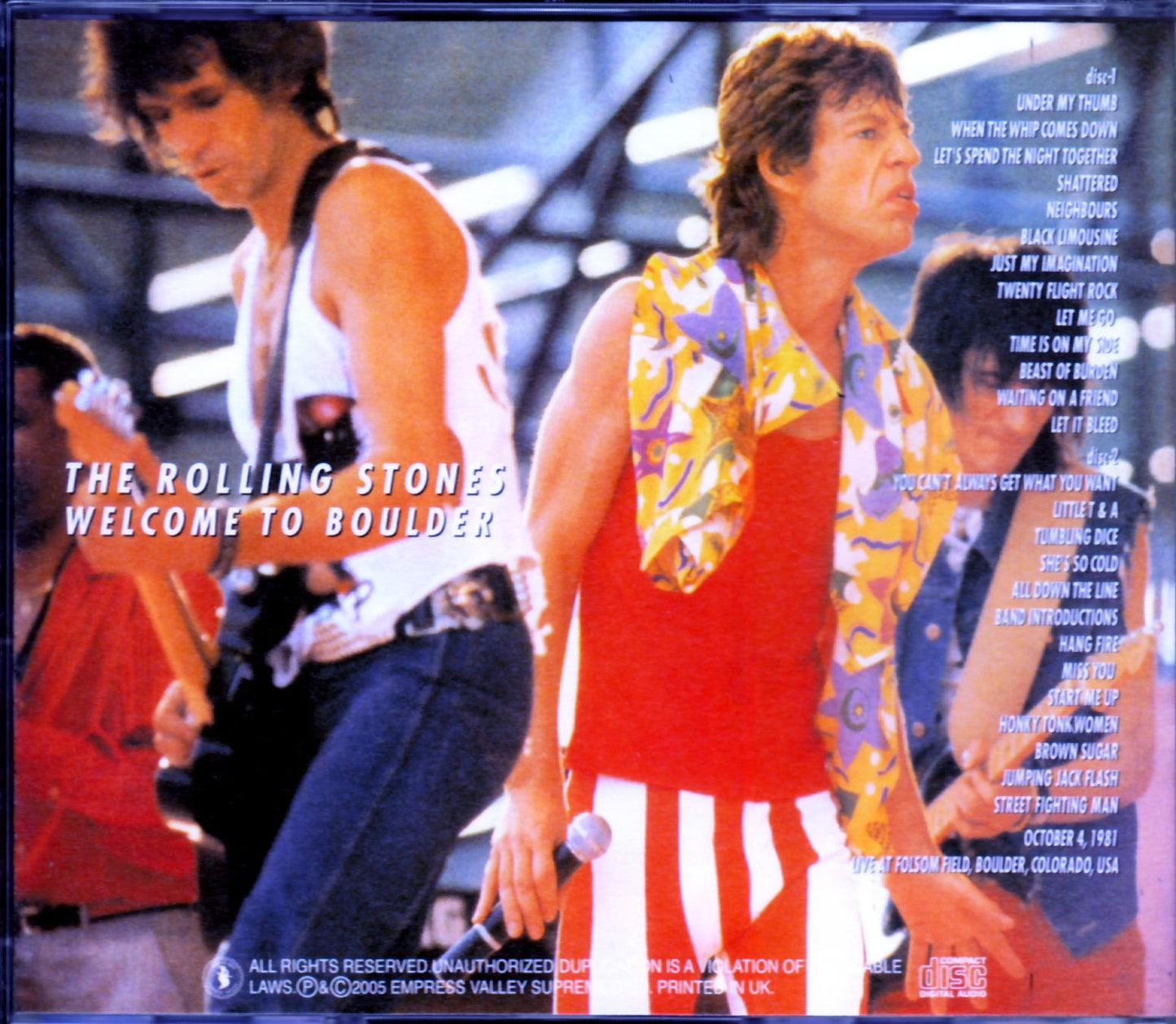 Rolling Stones/Colorado, USA 1981