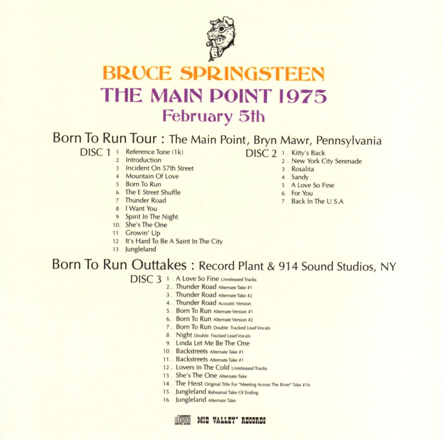 Bruce Springsteen/Pennsyalvania, USA 1975 & more
