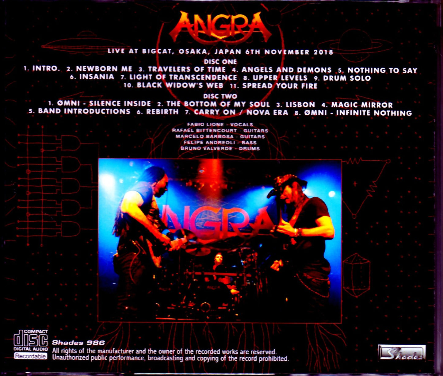 Angra/Osaka,Japan 2018