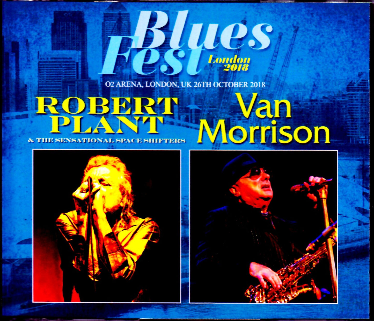 Robert Plant,Van Morrison/London,UK 2018