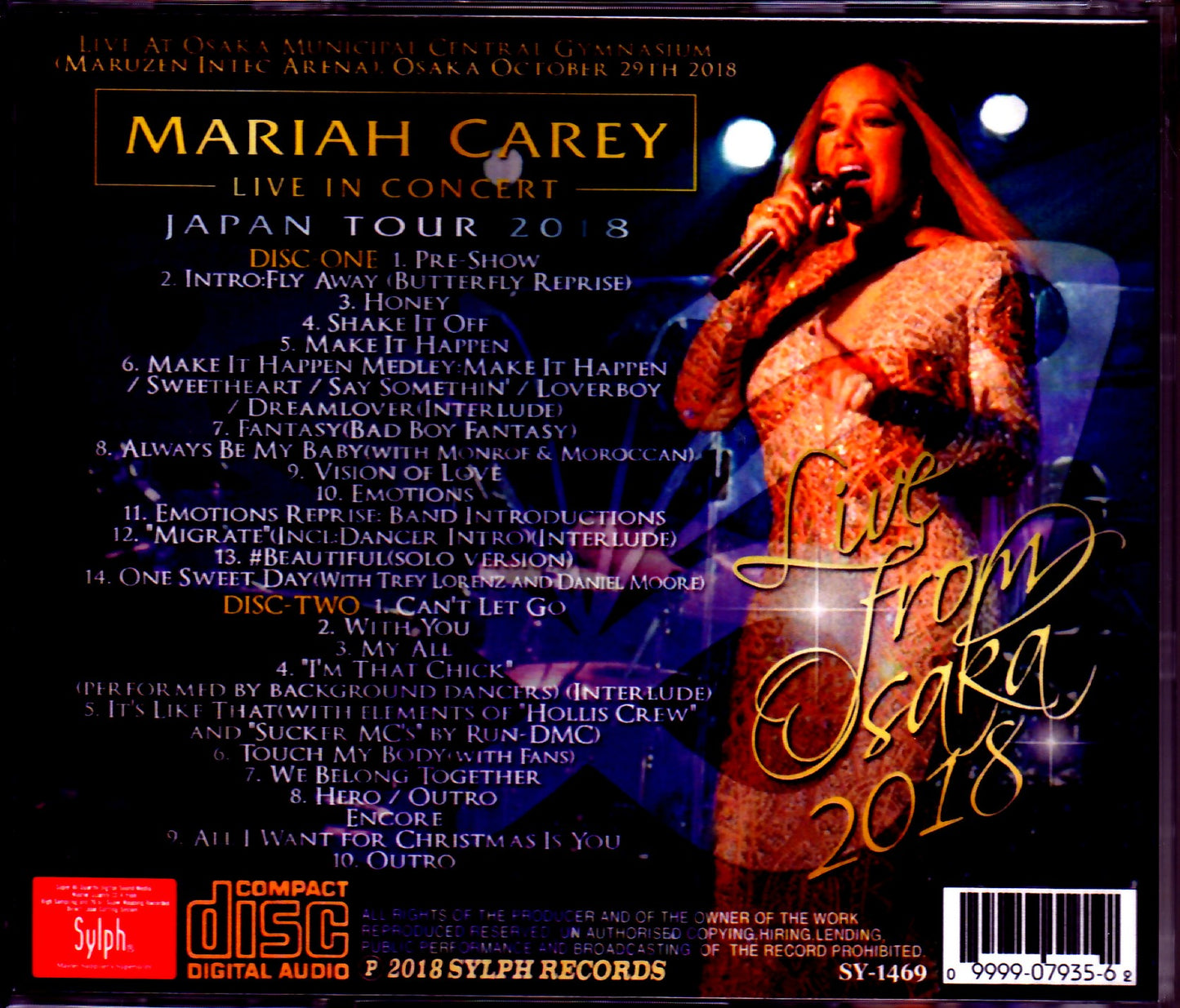 Mariah Carey/Osaka,Japan 2018