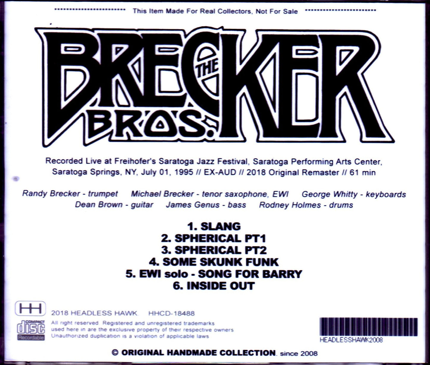 Brecker Brothers/NY, USA 1995