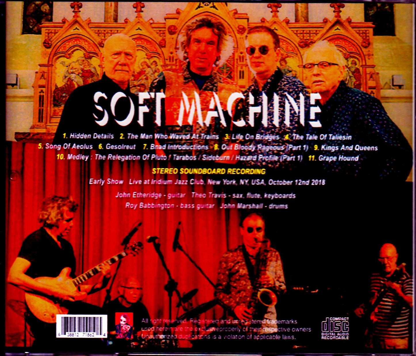Soft Machine/NY,USA 2018