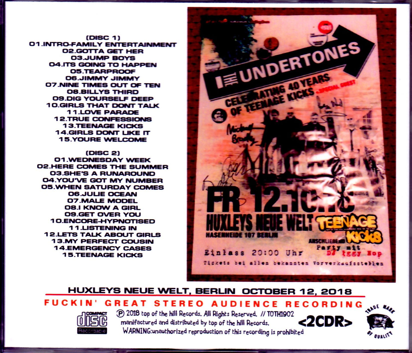 Undertones/Germany 2018