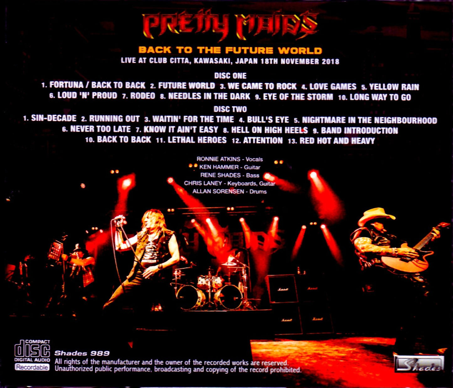 Pretty Maids/Kanagawa,Japan 11.18.2018