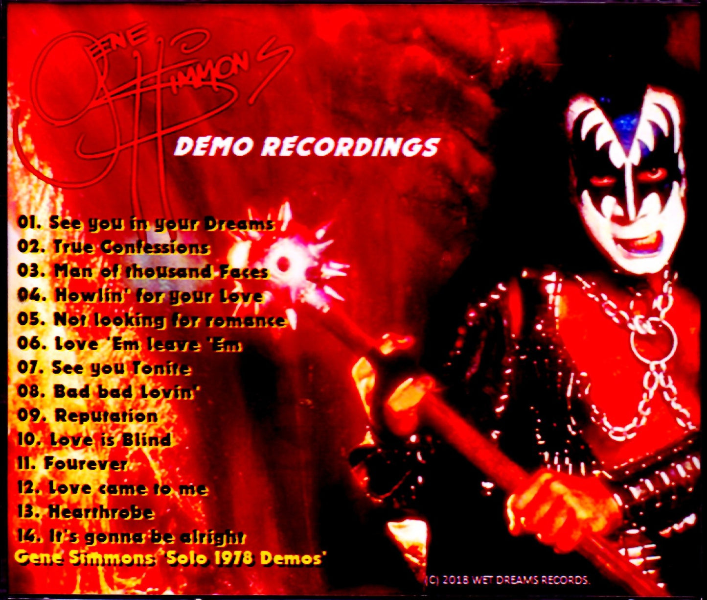 Gene Simmons,Kiss/Solo 1978 Demos