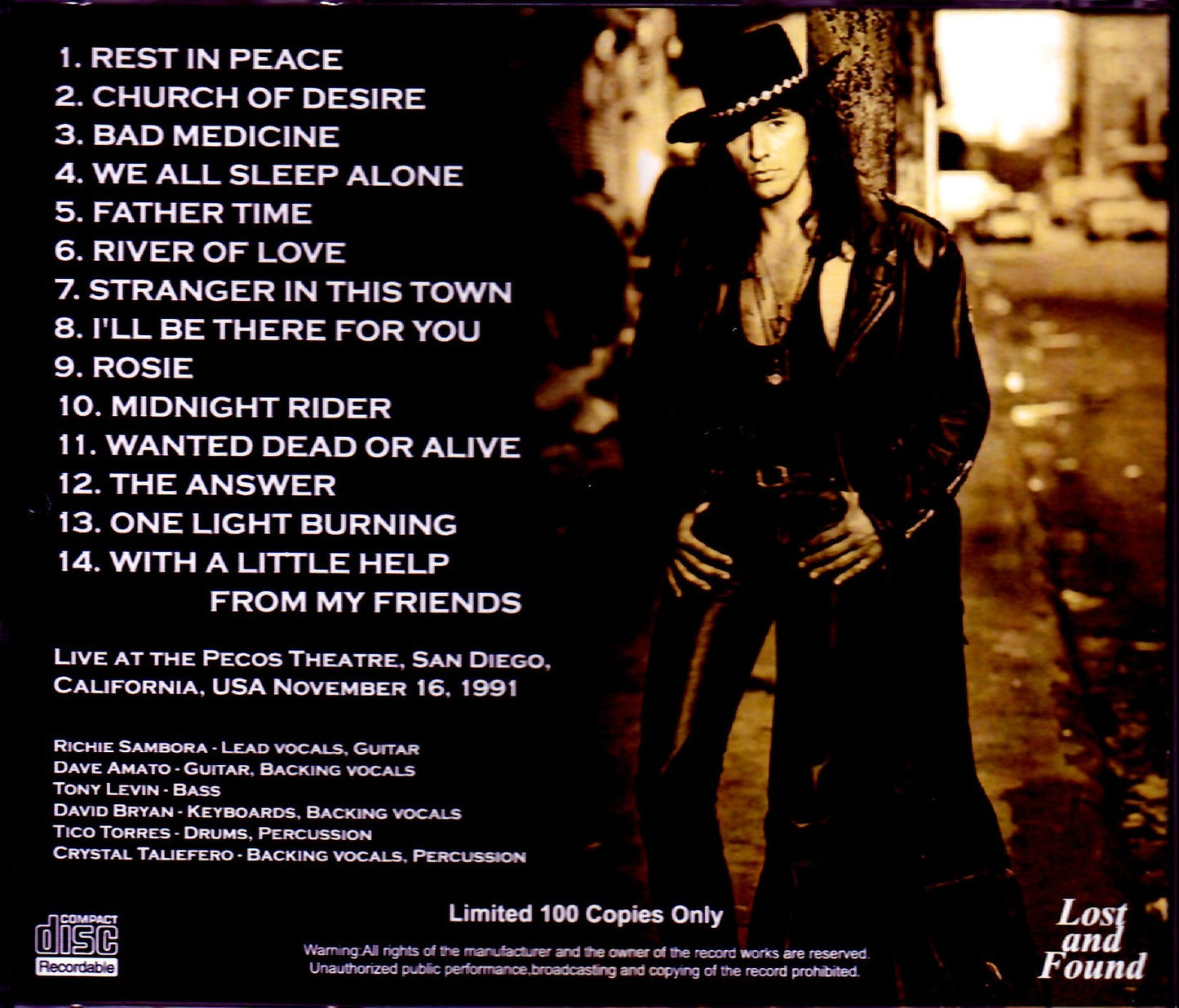 Richie Sambora/CA, USA 1991