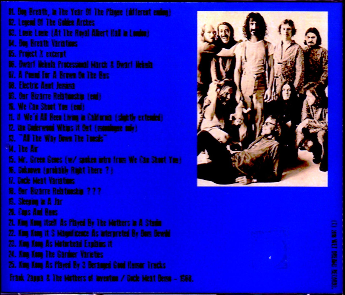Frank Zappa/Uncle Meat Demos 1968