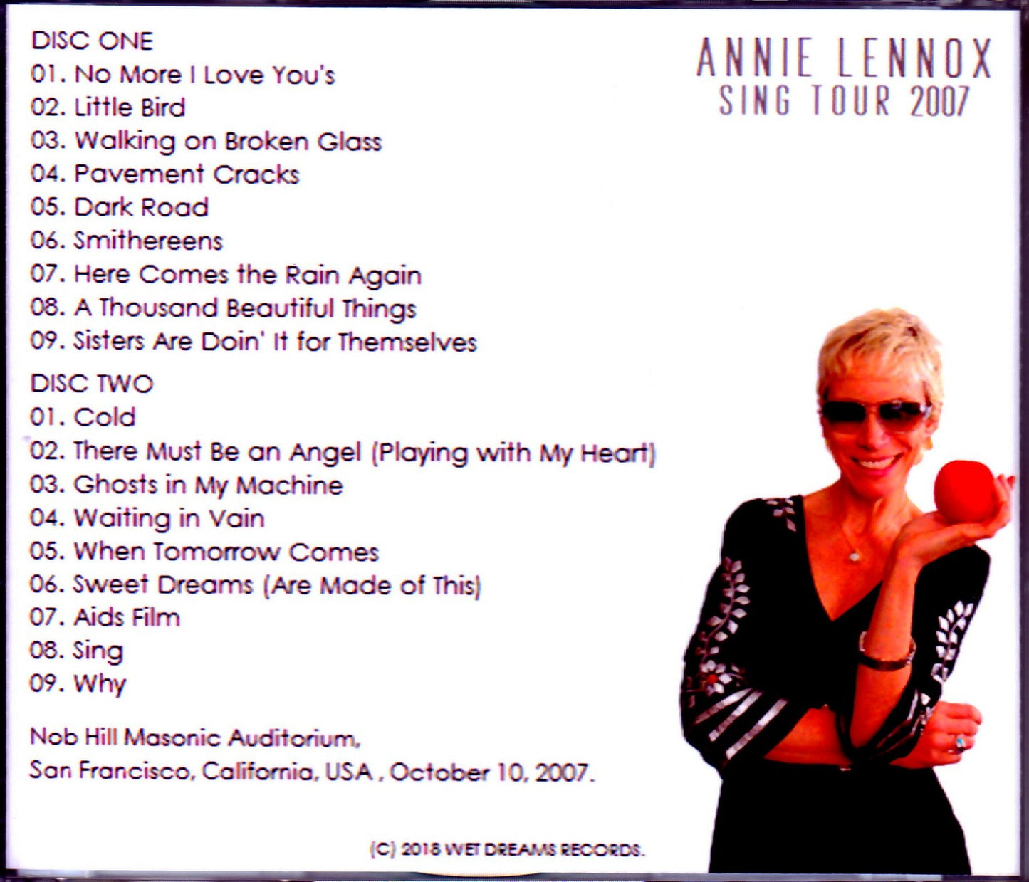 Annie Lennox/CA,USA 2007