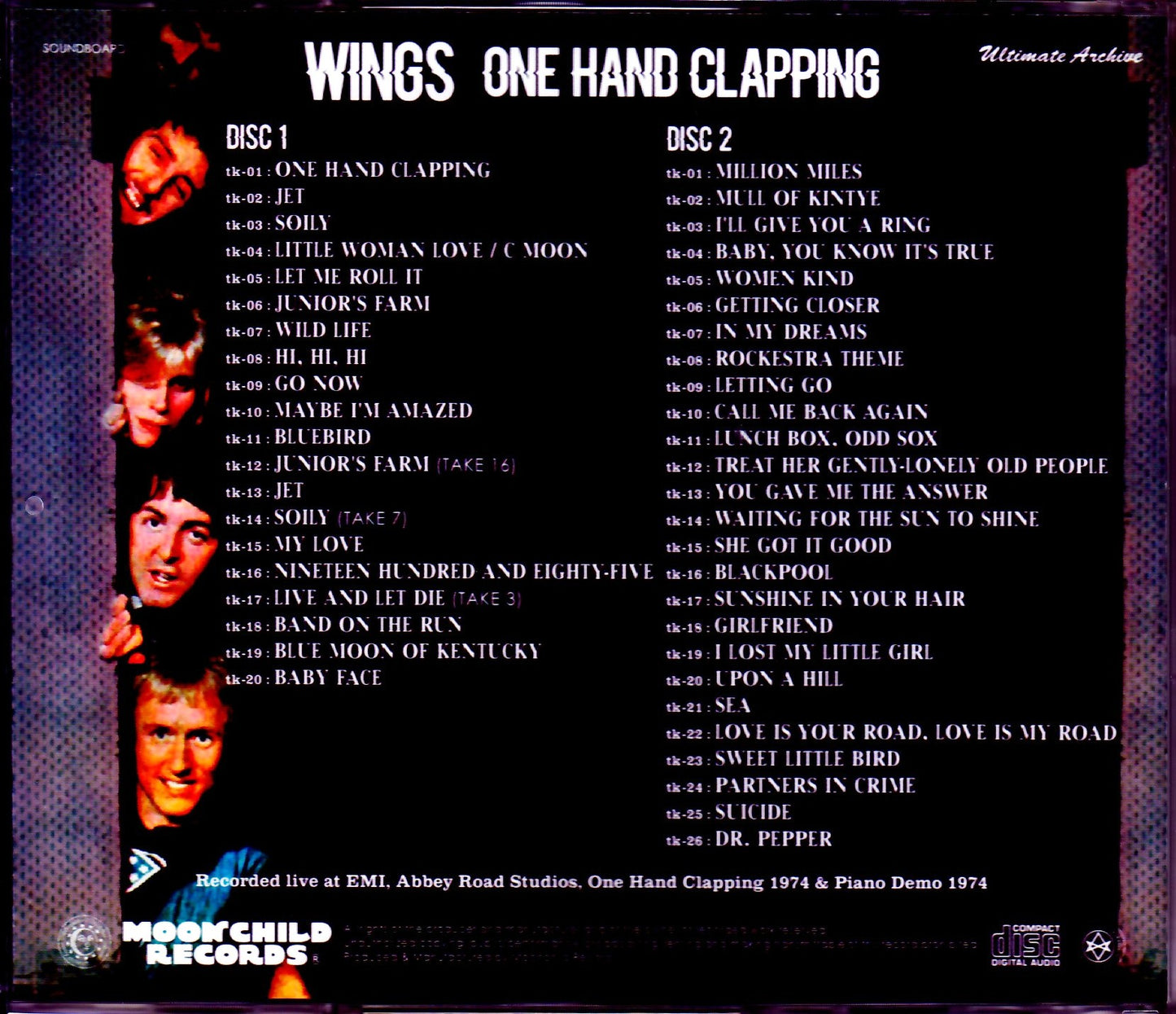 Paul McCartney,Wings/Tour Rehearsals Document 1975 & more
