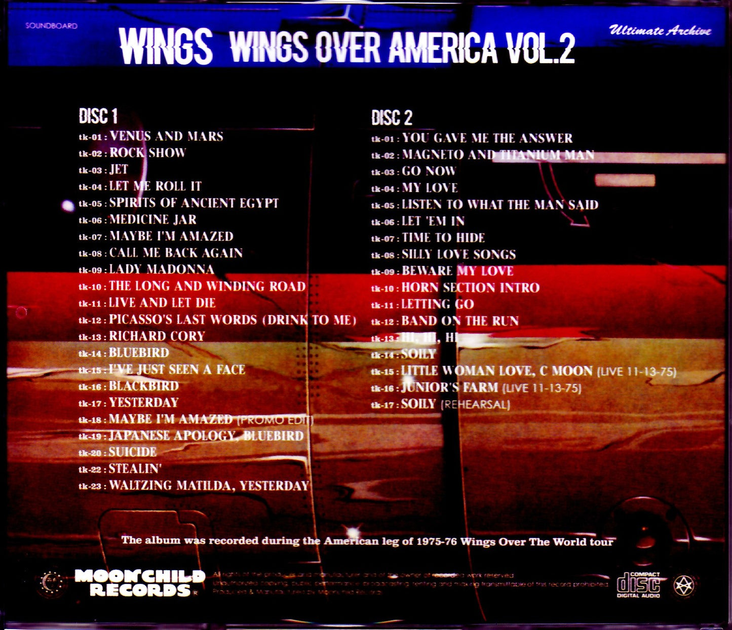 Paul McCartney,Wings/Wings Over The World tour 1975-1976 Vol.2