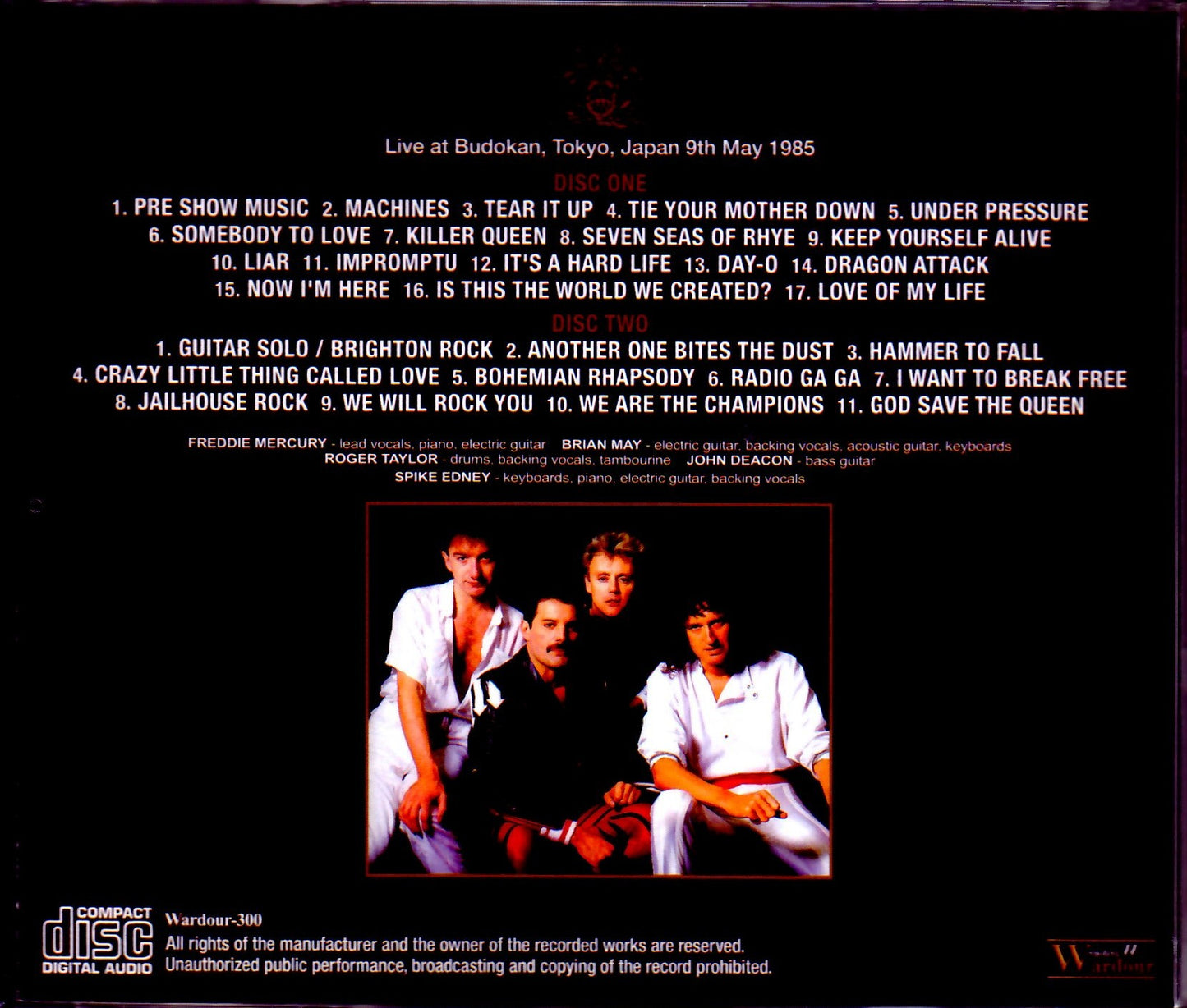 Queen/Tokyo,Japan 5.9.1985 Upgrade
