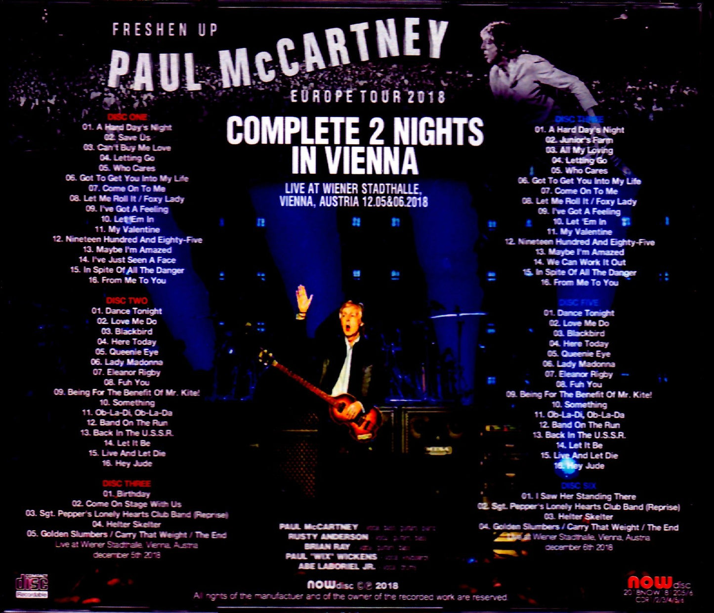 Paul McCartney/Austria 2018 2 Days Complete