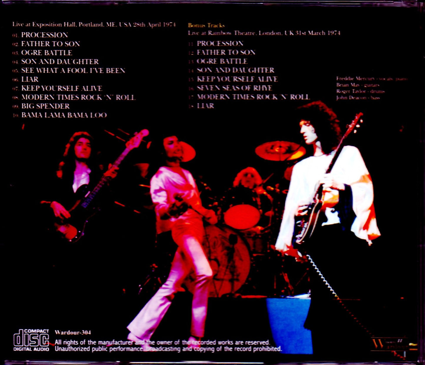 Queen/ME,USA 1974 Upgrade & more