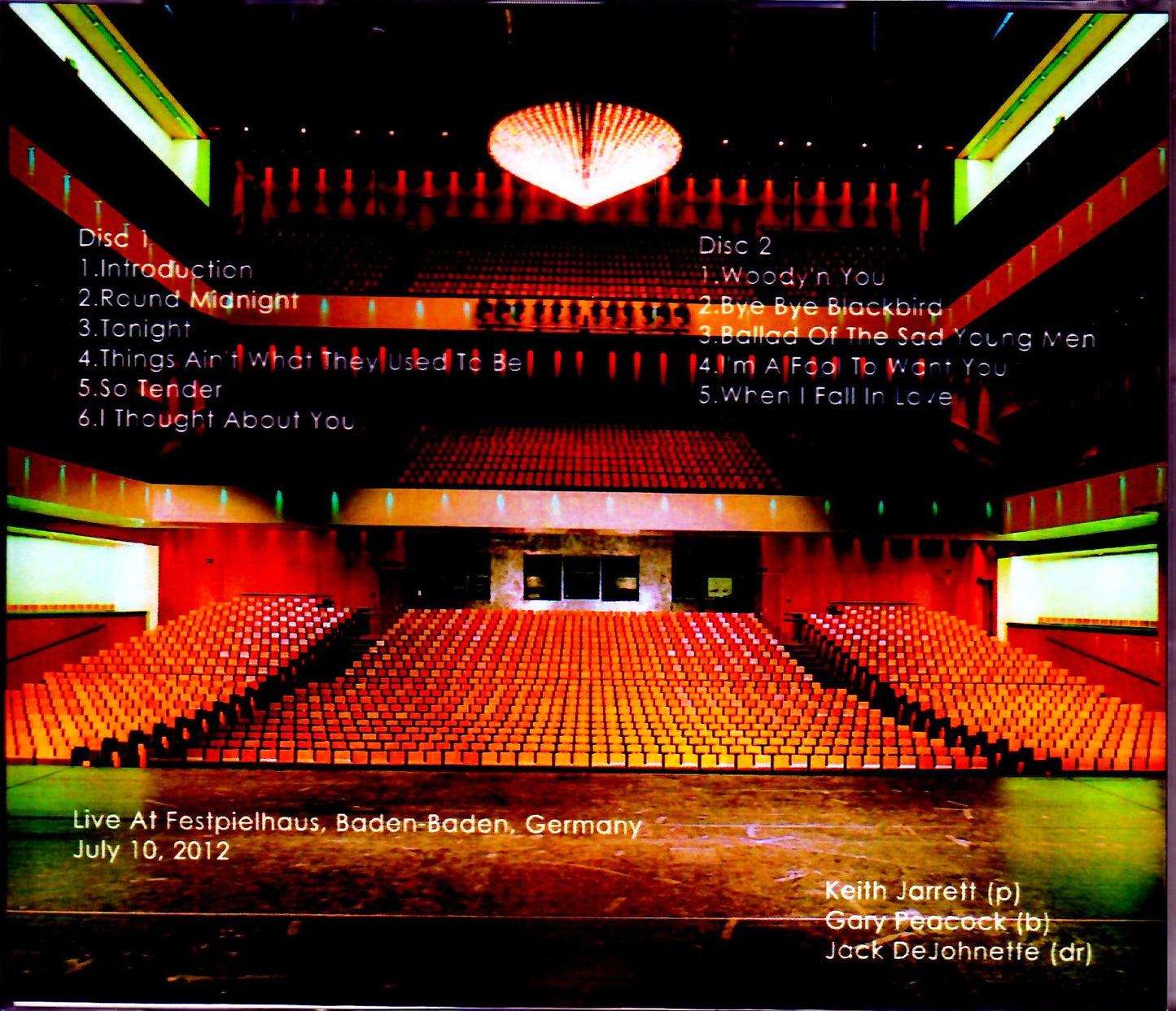 Keith Jarrett Trio/Germany 2012