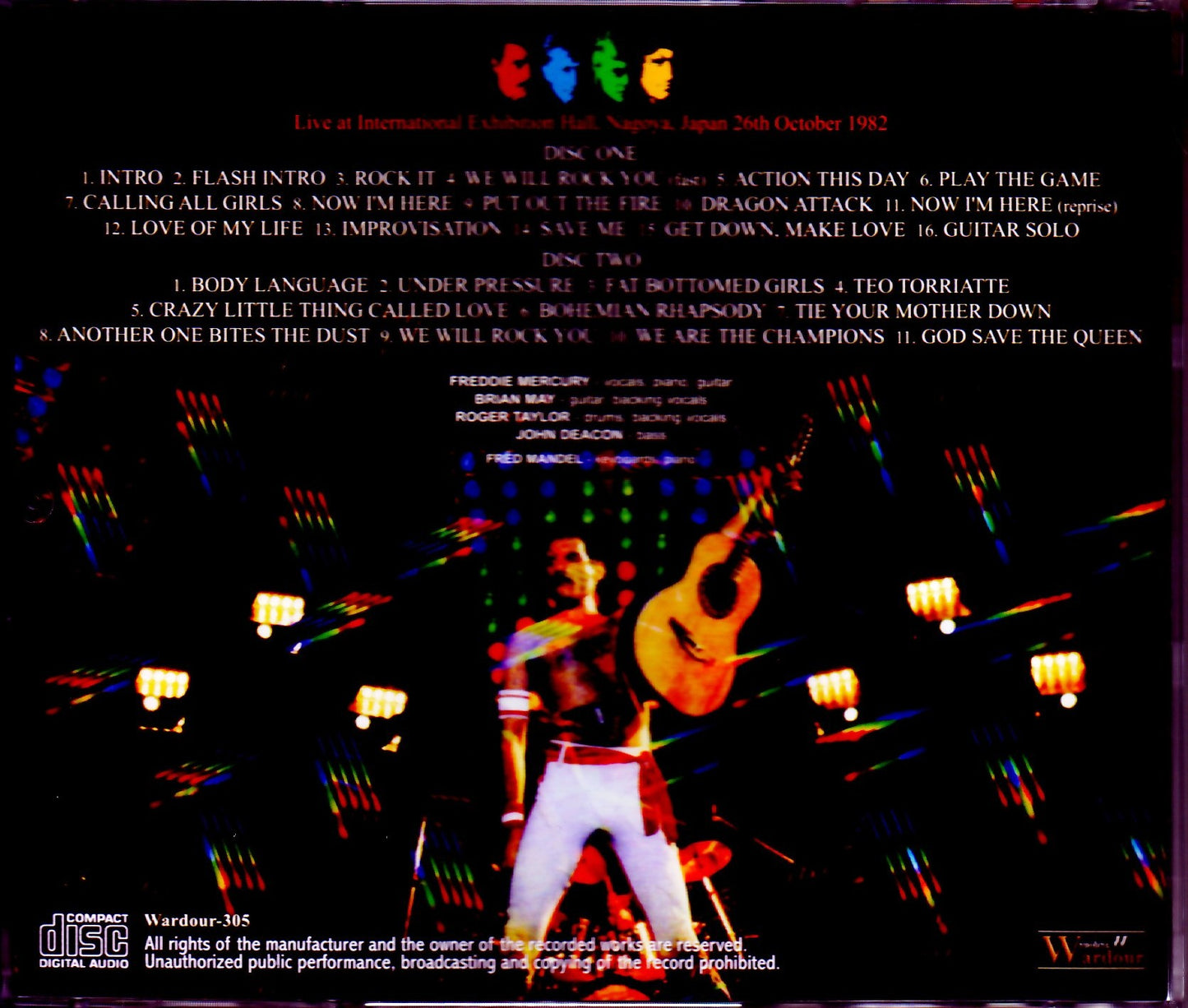Queen/Aichi,Japan 1982 Upgrade