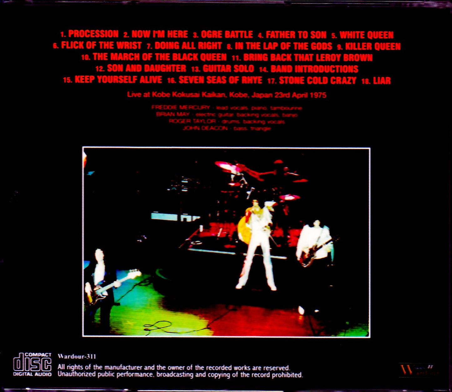 Queen/Hyogo,Japan 1975 Upgrade