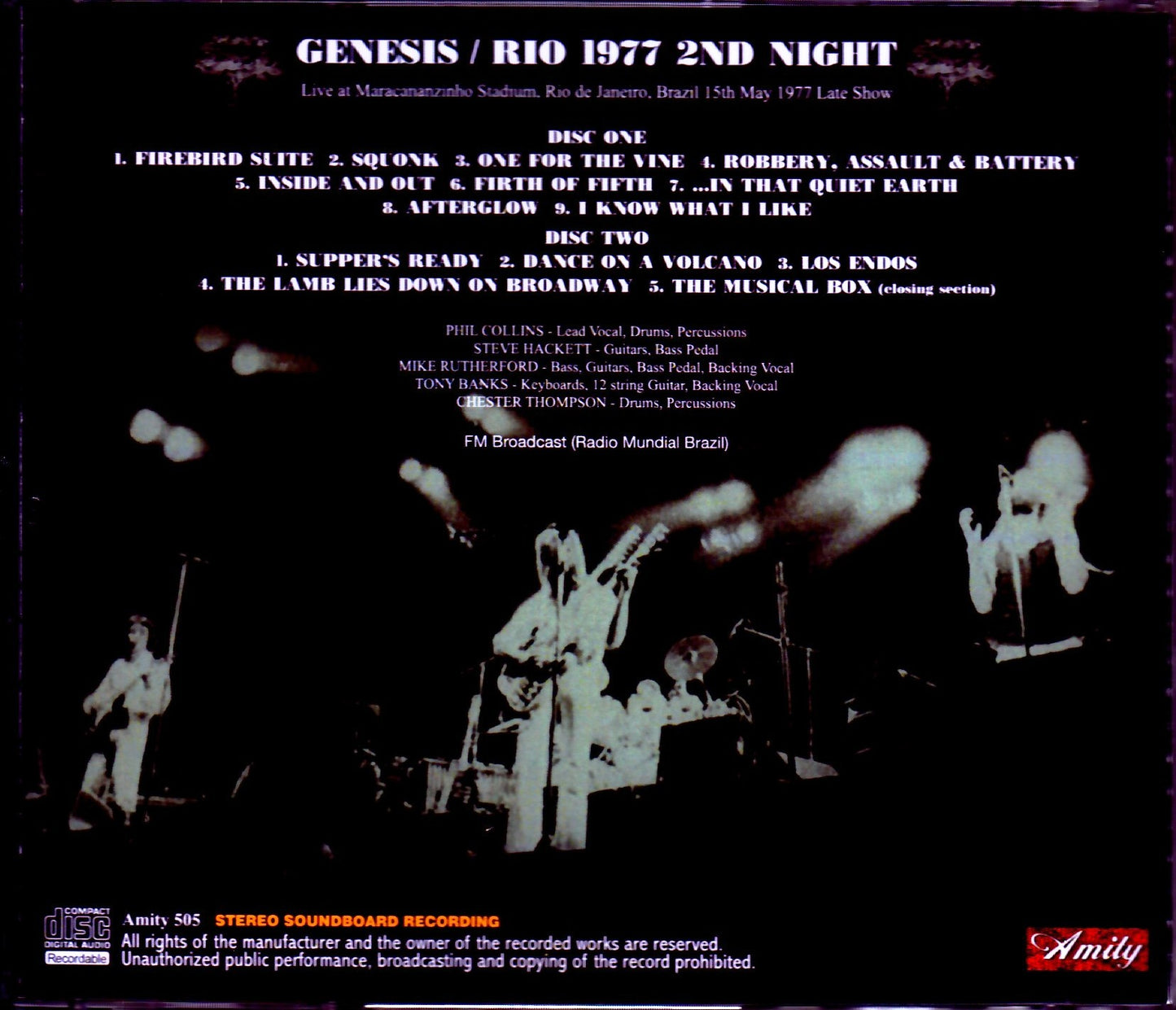 Genesis/Brazil 5.15.1977