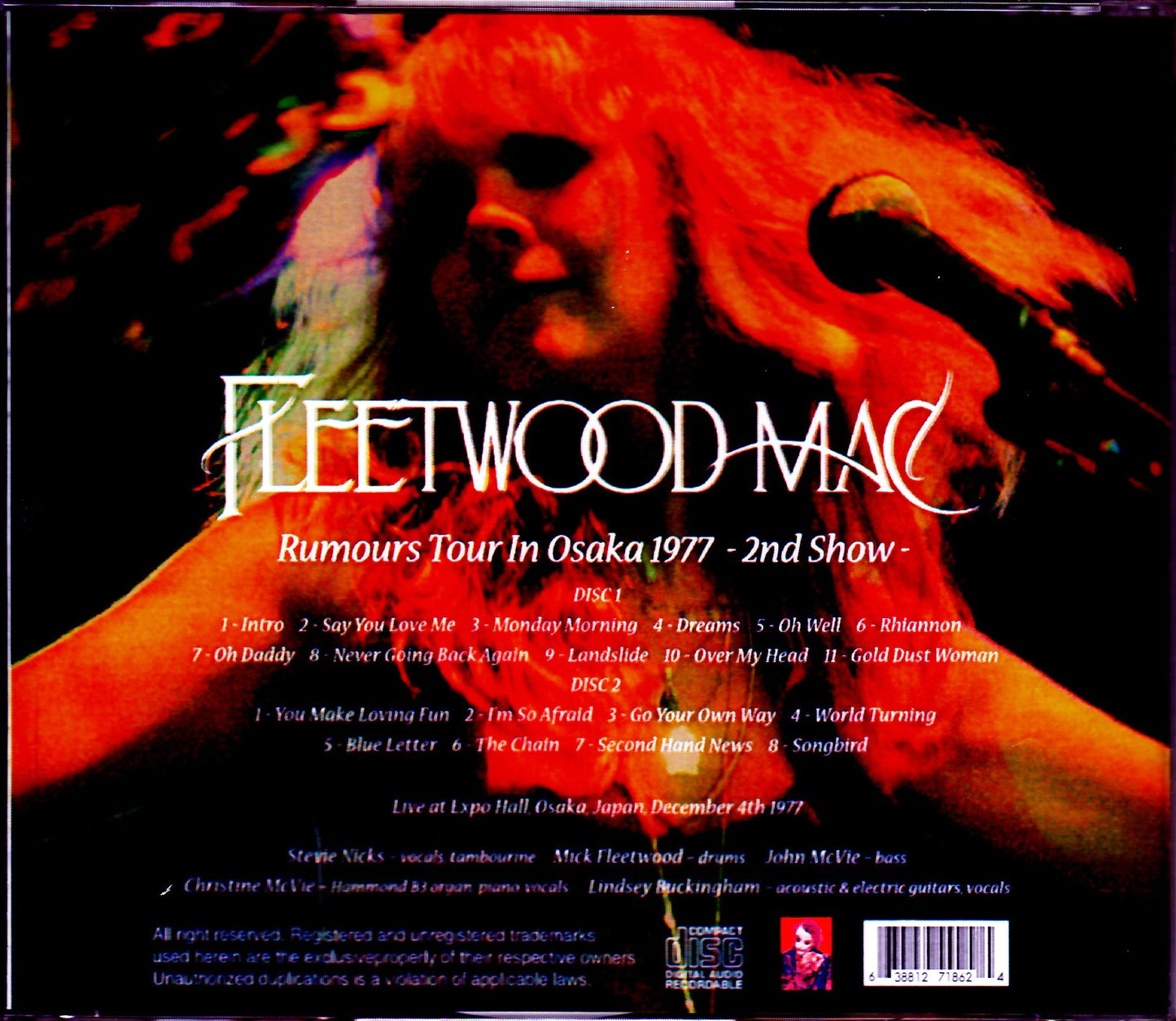 Fleetwood Mac/Tokyo,Japan 1977 Upgrade