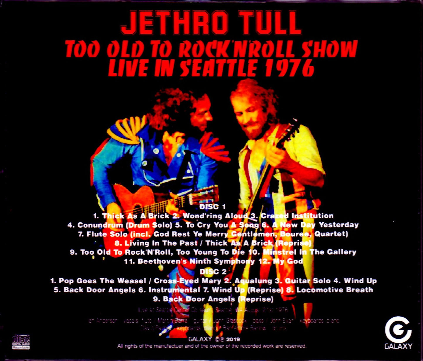 Jethro Tull/WA, USA 1976