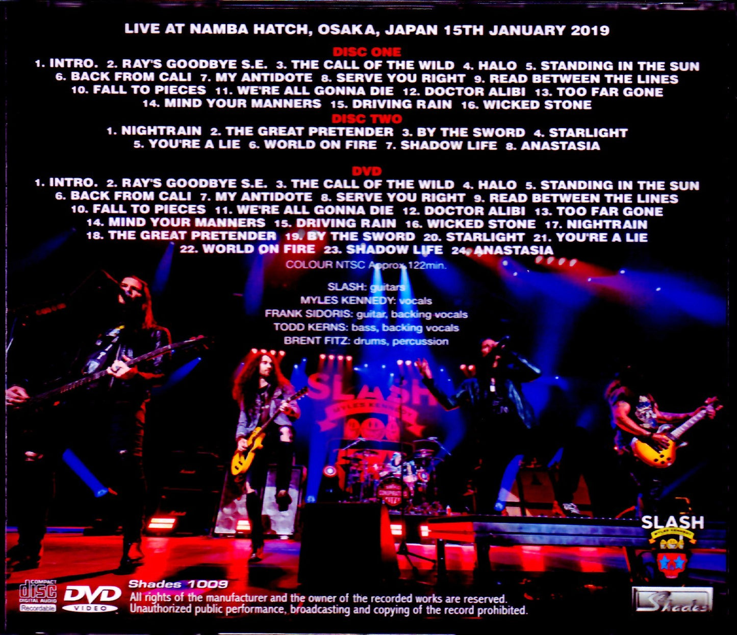 Slash,Myles Kennedy/Osaka,Japan 2019 S & V