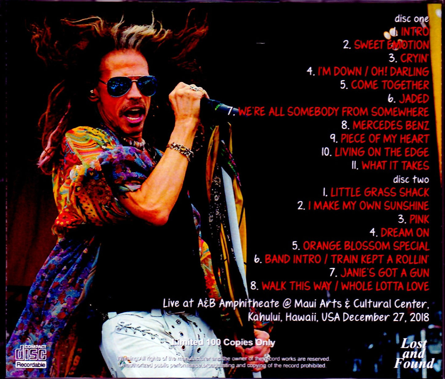 Steven Tyler/Hawaii, USA 2018