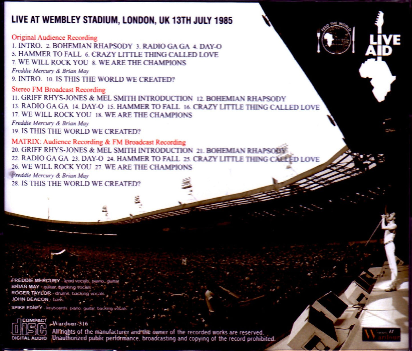 Queen/London,UK 1985 Upgrade
