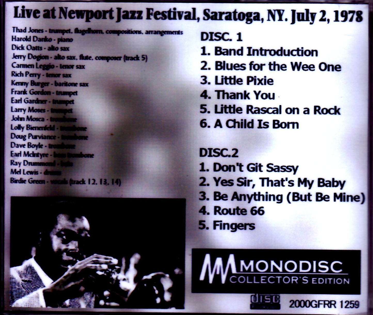 Thad Jones Lewis Orchestra/NY,USA 1978