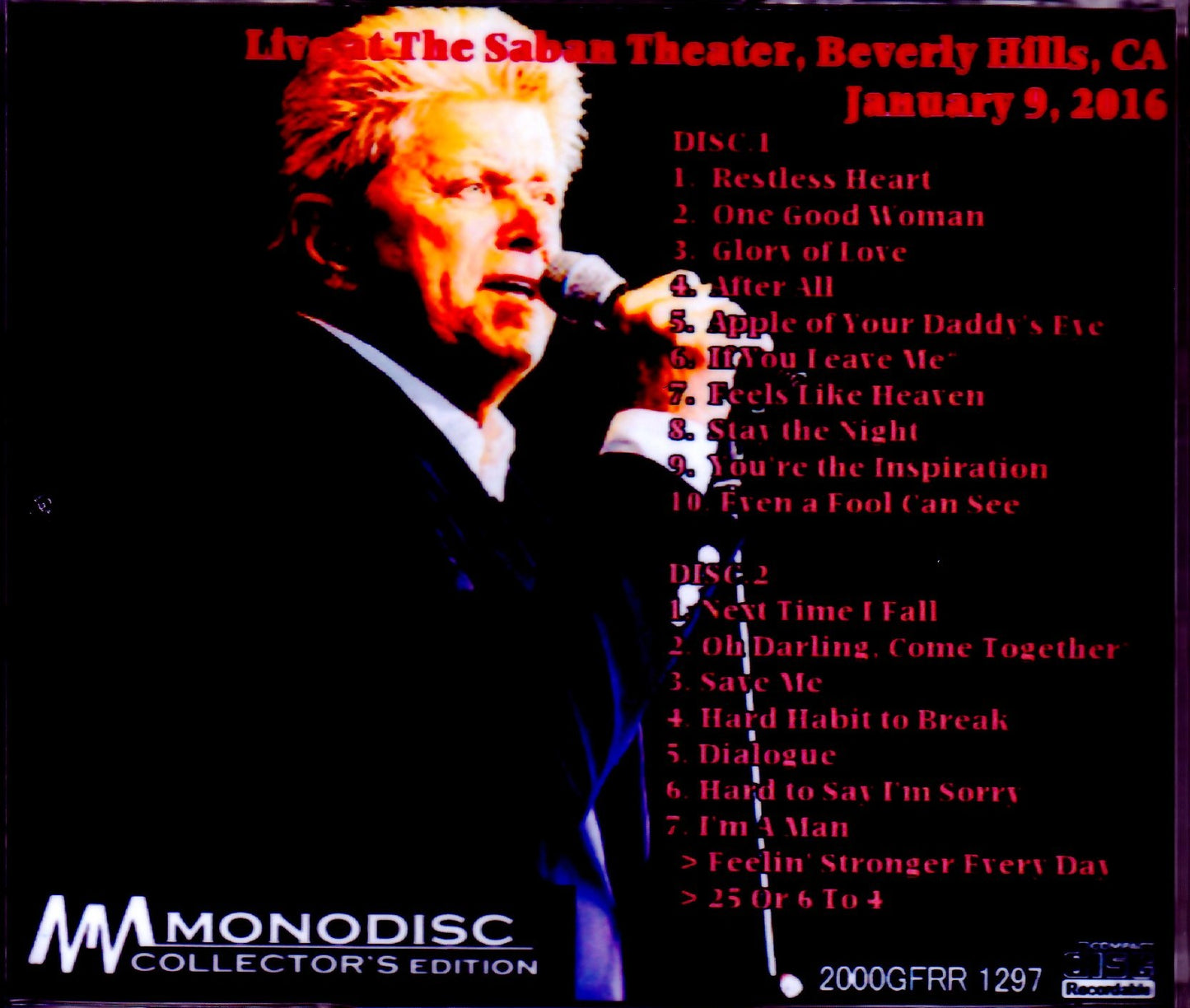Peter Cetera/CA,USA 2016