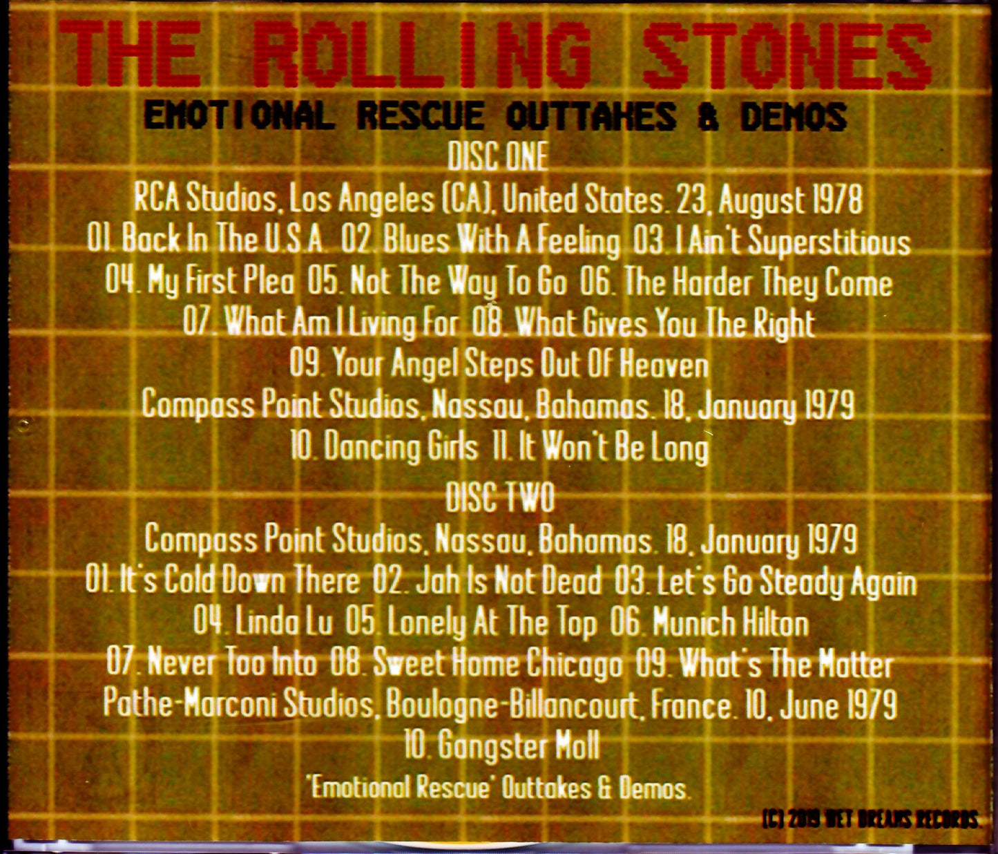 Rolling Stones/Emotional Rescue Outtakes & Demos